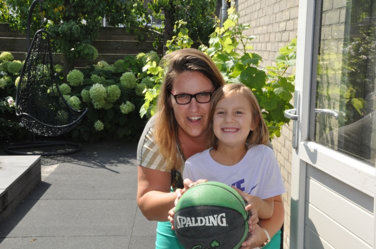 Jacqueline met haar dochter Sanne